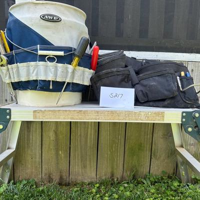 Metal  Platform Step Stool, Tool Belt, Tools And More