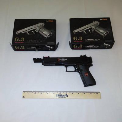 Marksman Repeater BB Gun And 2 BB Pistols