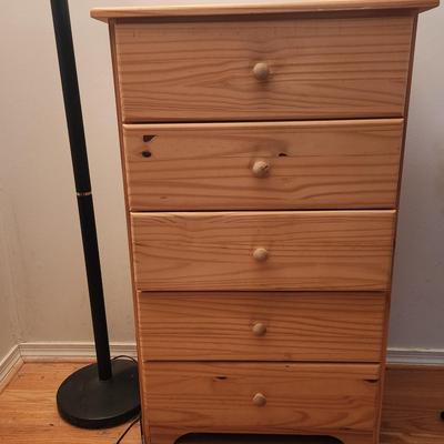 Archbold Chest of Drawers And Floor Lamp