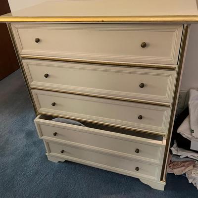 5 Drawer Dresser 30”W X 14”D X 34 1/2”H