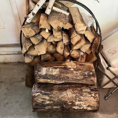 Round Firewood Rack 