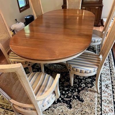 DR Table + 6 High Back Chairs