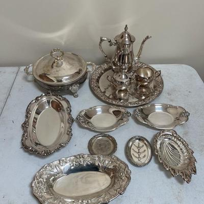 12 Piece Silver Plate Set