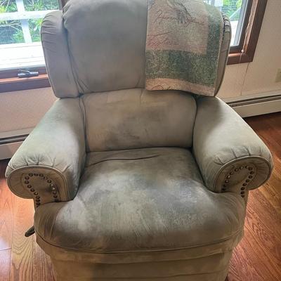 Suede Rocking Recliner #2