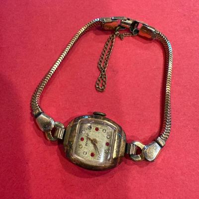 Ladies Vintage Benrus Watch With Jewels