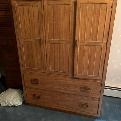 Drexel Dresser Cabinet Solid Wood 40”W X 19”D X 54 1.2”H