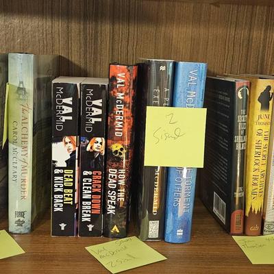 Carol Mccleary Val McDermid June Thompson Some Signed Some First Edition 14 Books