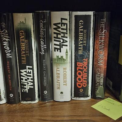 Robert Galbraith Collection Some Signed Some First Edition 9 Books