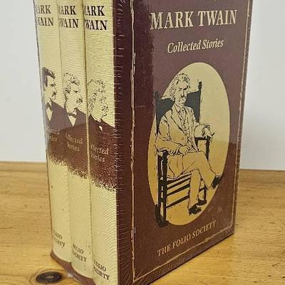 Marked Twain Folio Society 3 Book Set