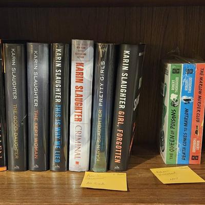 Karin Slaughter Robert Thorogood P.G. Sturges Some Signed Some First Edition 17 Books