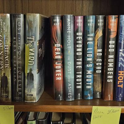 Alex Grecian & Anne Holt Some Signed Some First Edition 13 Books