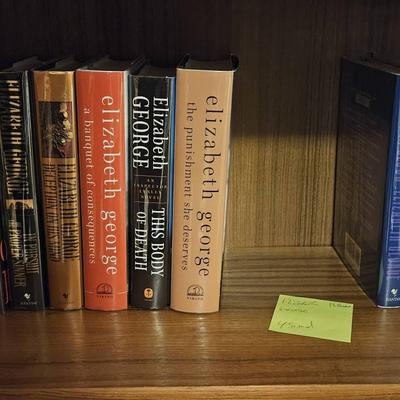 Elizabeth George Collection Some Signed Some First Edition 13 Books
