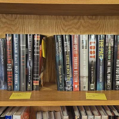 Lisa Black Ben Black Sharon Bolton Noah Boyd 22 Books Some Signed Some First Edition 