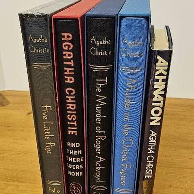 Agatha Christie 5 Book Collection Including Folio Society Books