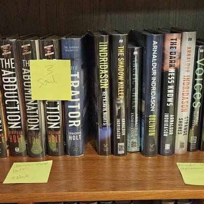 Gregg Hurwitz Jonathon Holt Arnaldr Indridasen Some Signed Some First Edition 21 Books