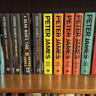 Miranda James & Peter James Some Signed Some First Edition 17 Books