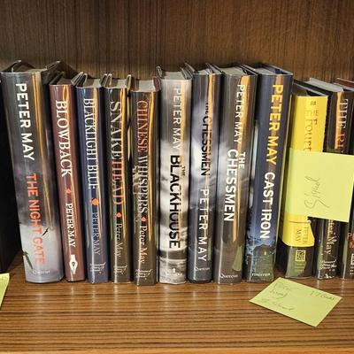 Elizabeth Little Nathan Larson Peter May Some Signed Some First Edition 21 Books