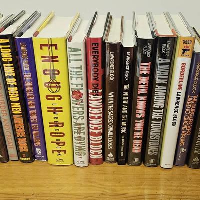 Lawrence Block Collection Of 15 Signed Books