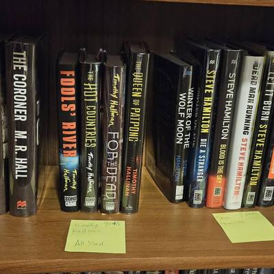 M.R. Hall Timothy Hallinan Steve Hamilton June Harper Some Signed Some First Edition 19 Books