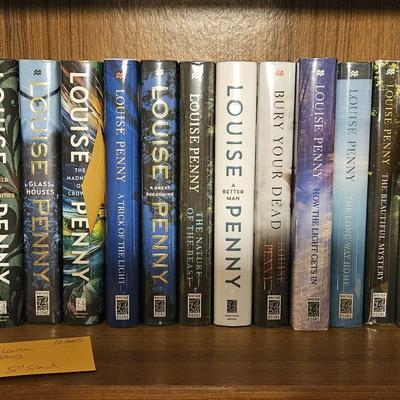 Louise Penny & Mathew Pearl Some Signed Some First Edition 21 Books