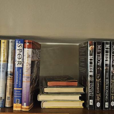 John Maddox Roberts Rex Stout M.J. Thow Some Signed Some First Edition 26 Books