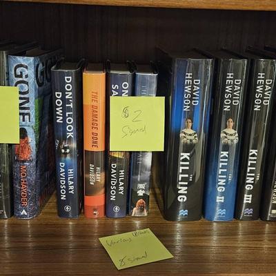 Various Authors Some Signed Some First Edition 18 Books