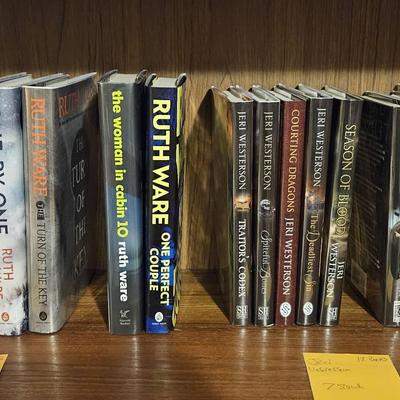 Ruth Ware Jeri Westerson Some Signed Some First Edition 21 Books