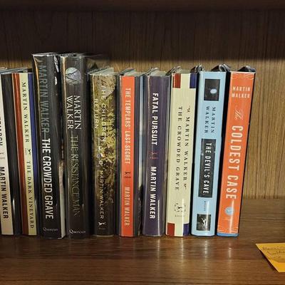 Martin Walker Some Signed Some First Edition 18 Books