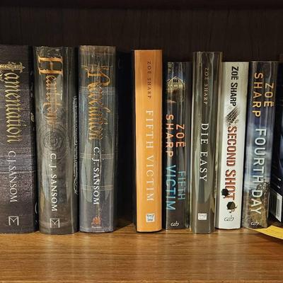 C.J. Sanson Zoe Sharp Some Signed Some First Edition 16 Books