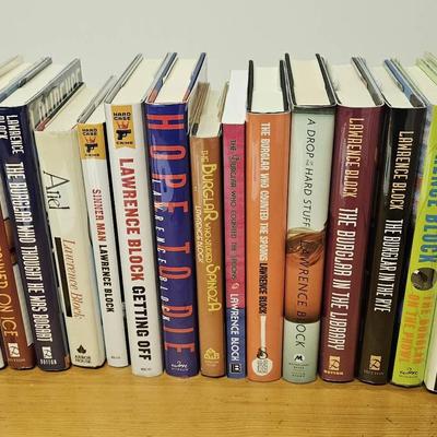 Lawrence Block Collection Of 15 Sgined Books