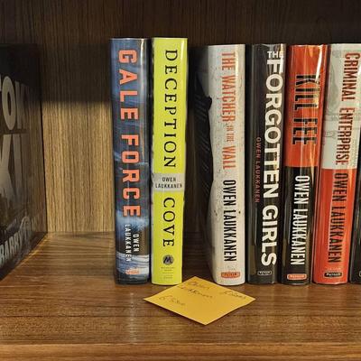 Barry Lancet Owen Laukkanen Simon Lelic Some Signed Some First Edition 15 Books