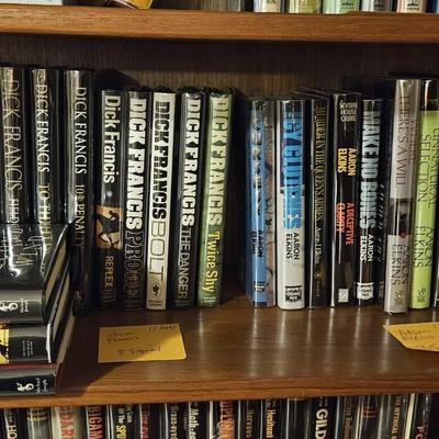 Dick Francis & Aaron Elkins Some Signed Some First Edition 34 Books