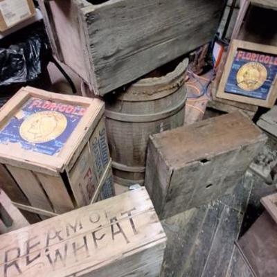 Wood boxes