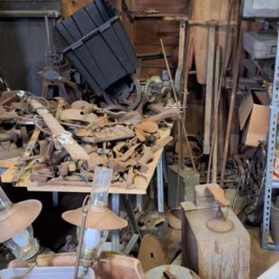 Lots of old 19th century iron stuff