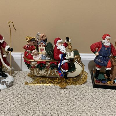 #2 Trio of International Santas by The Hamilton Collection