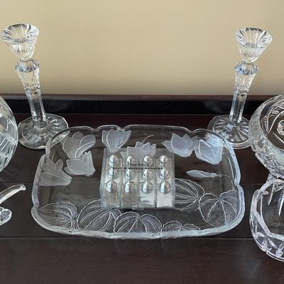 Elegant Cut Glassware