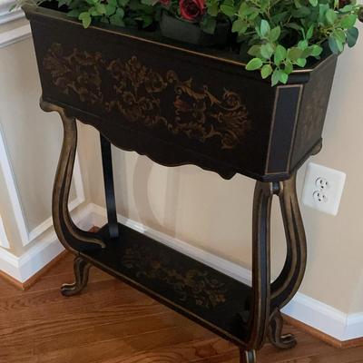 Bombay Co. Floral Painted Planter Stand