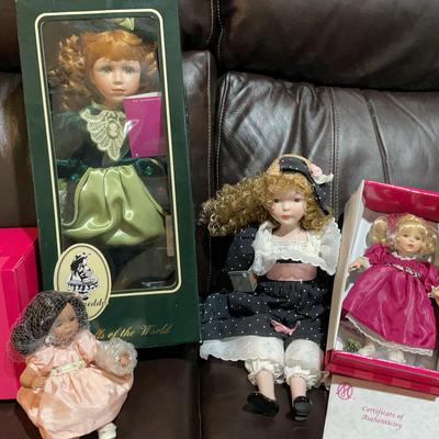 Collection of Porcelain Dolls - Marie Osmond, Geppeddo & Fanas