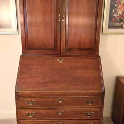 Vintage Maddox Secretary Desk Dresser