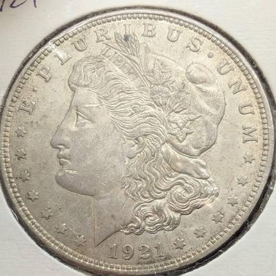 1921 Morgan Silver Dollar 