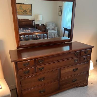 10 Drawer Dresser And Mirror By Unique Furniture Makers