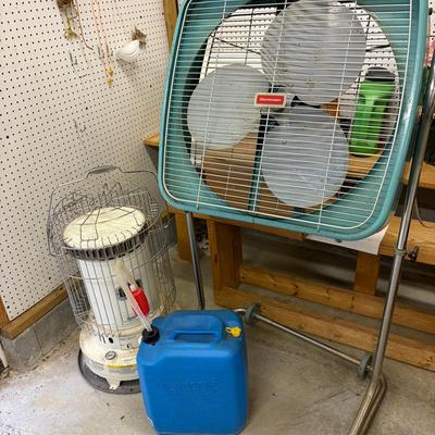 Dyna-Glo Kerosene Heater, Dominion Floor Fan