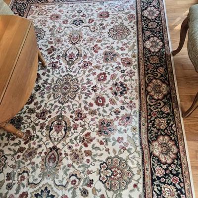 Woven Wool Floral Area Rug & Mat
