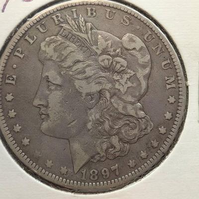 1897-O Morgan Silver Dollar 