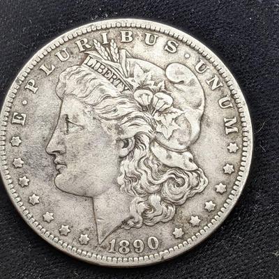 1890-O Morgan Silver Dollar