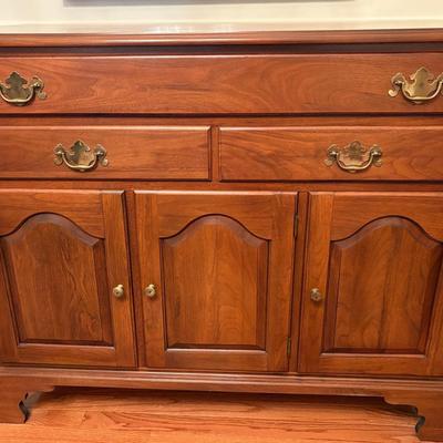 Henkel-Harris Solid American Black Walnut Buffet Server