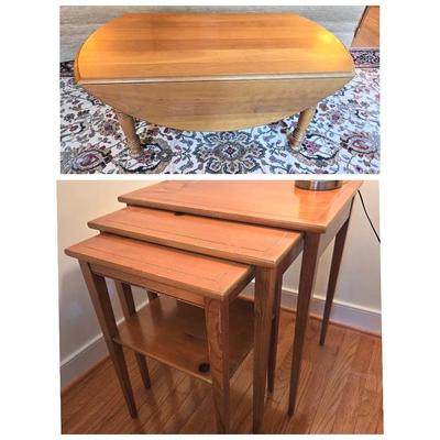 Vintage Coffee Table & Brandt Nesting Tables
