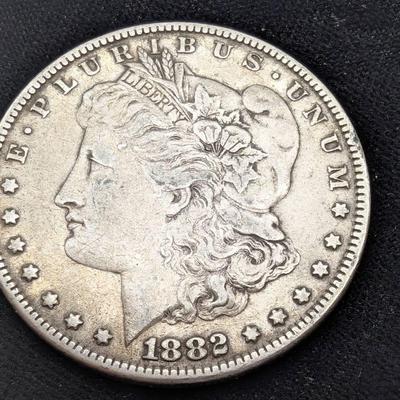 1882 Morgan Silver Dollar
