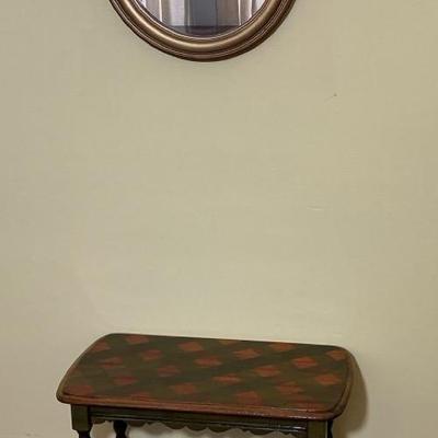 Maddox End Table And Mirror 