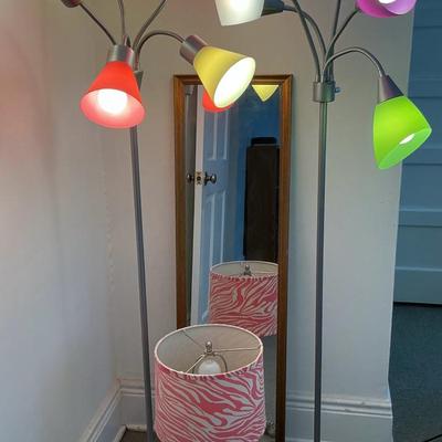 Lamps And Long Mirror 